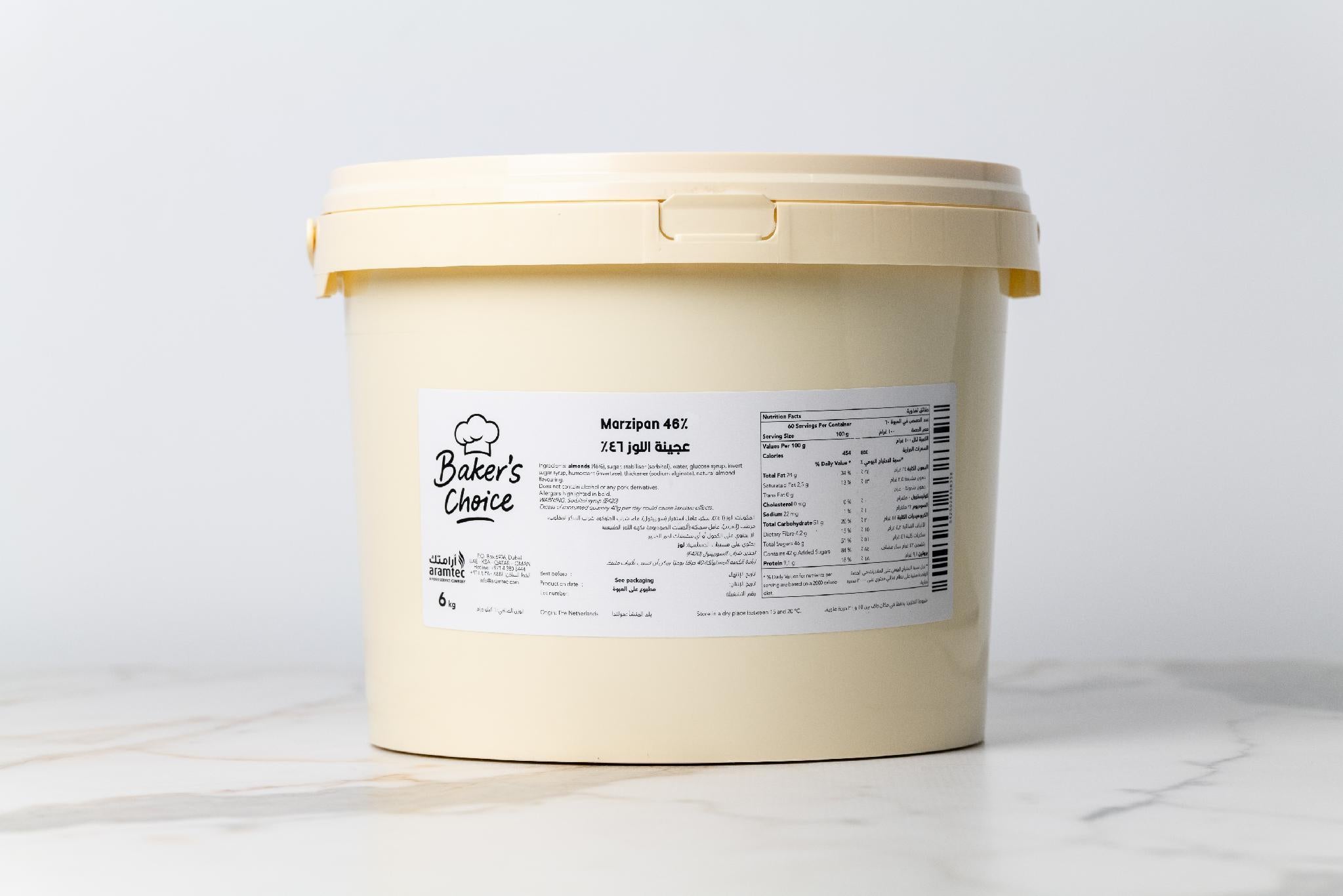 Baker's Choice Marzipan 46% 6kg