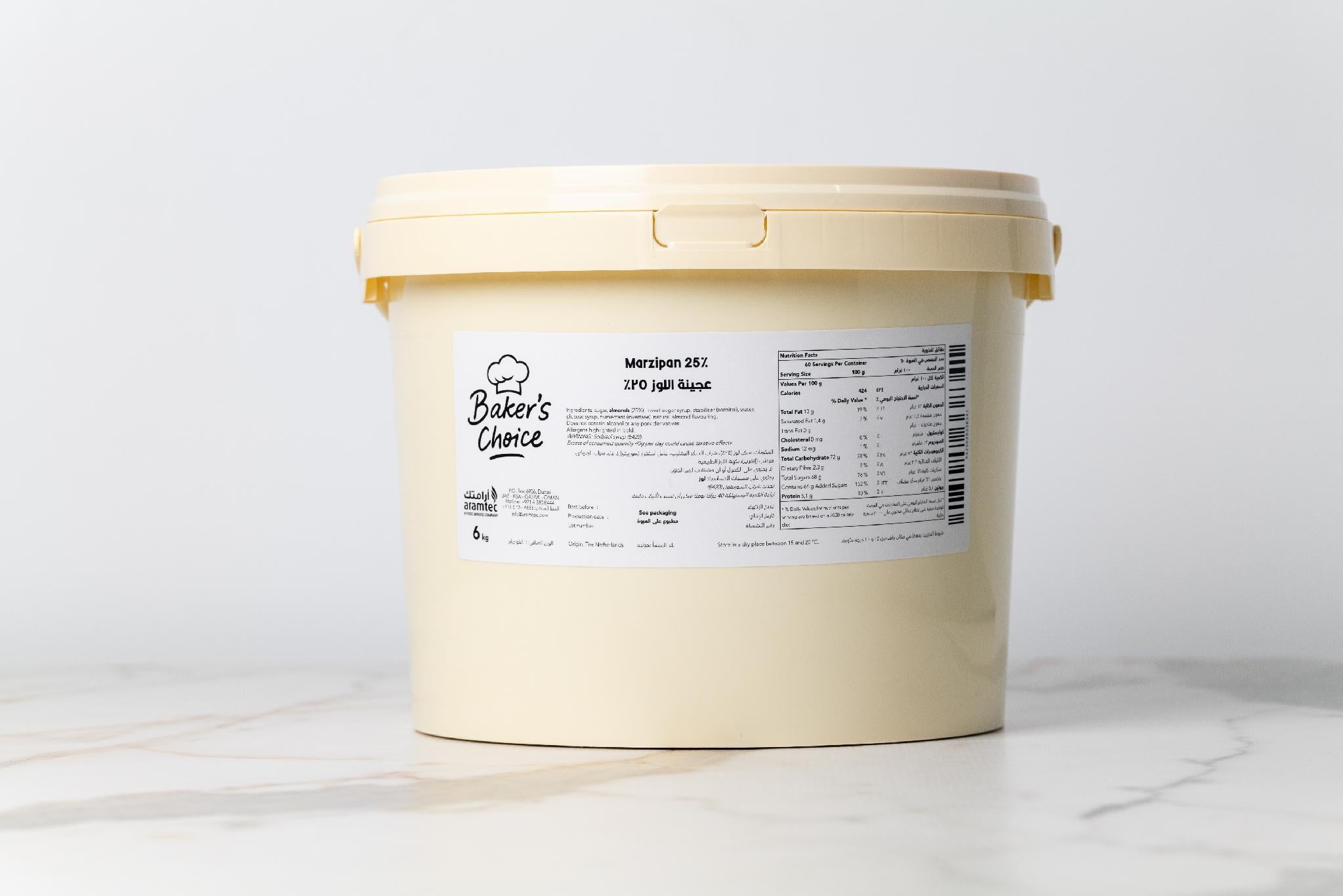 Baker's Choice Marzipan 25% 6kg