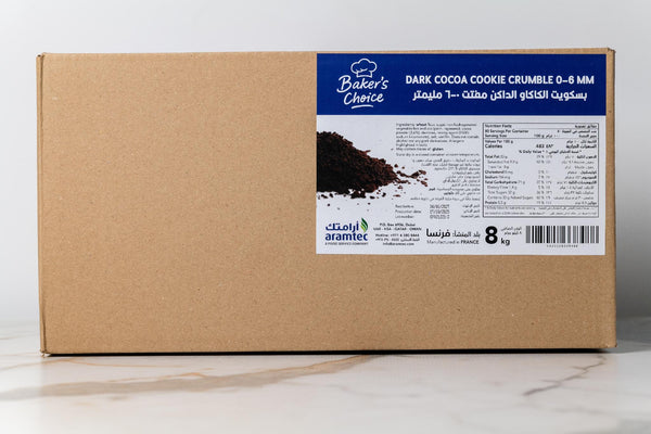 Baker's Choice Dark Cocoa Cookie Crumble (Oreo) 0-6mm 8kg