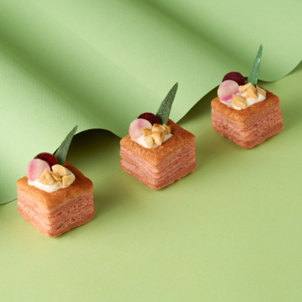 Beetroot & Pepper Puff Pastry