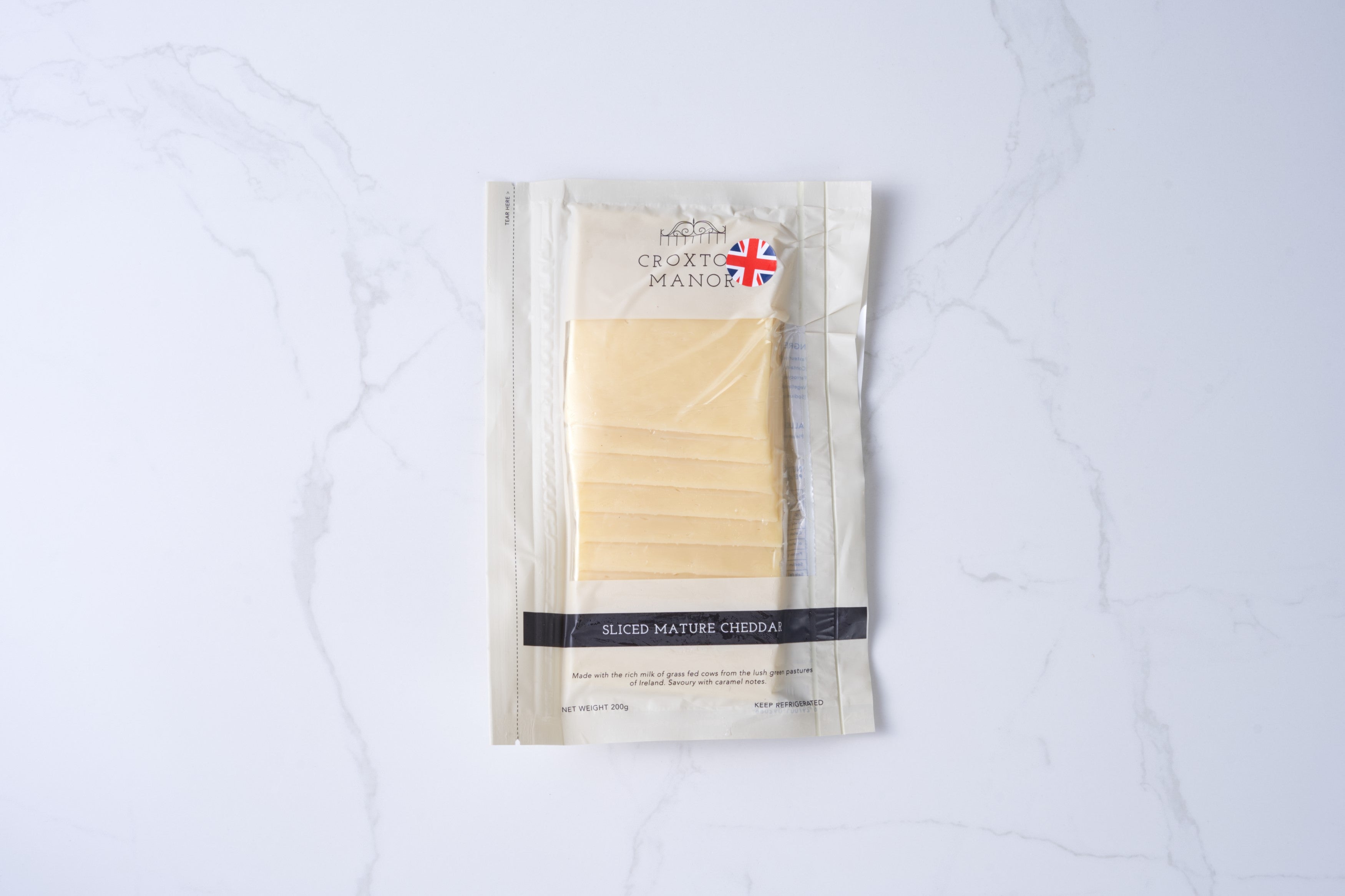 Mature Cheddar Cheese Slices (200g)